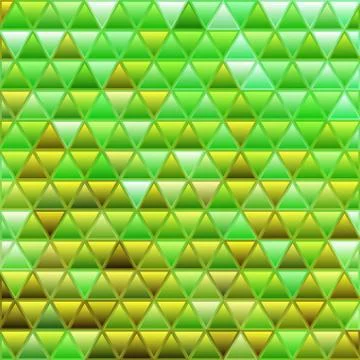 Abstract vector stained-glass triangle mosaic background Stock-Illustration