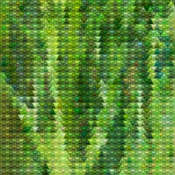 Abstract vector stained-glass triangle mosaic background Stock Illustration
