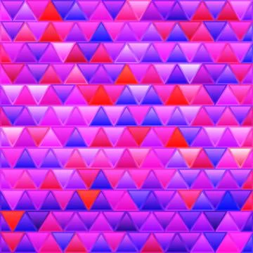 Abstract vector stained-glass triangle mosaic background Stock Illustration
