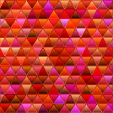 Abstract vector stained-glass triangle mosaic background Stock-Illustration