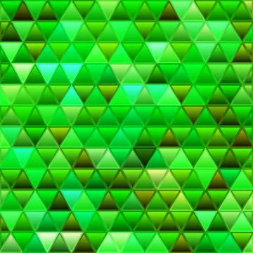 Abstract vector stained-glass triangle mosaic background Stock Illustration