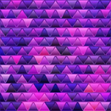 Abstract vector stained-glass triangle mosaic background Stock Illustration