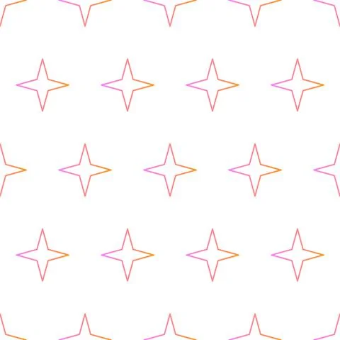 Abstract vector star illustration. Shape seamless pattern. Geometric ornament Stock Illustration