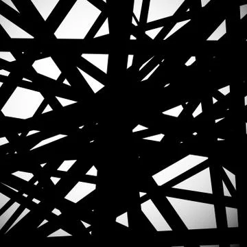 Abstract vector. Straight, pointed lines placed randomly. イラスト素材