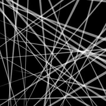 Abstract vector. Straight, pointed lines placed randomly. イラスト素材