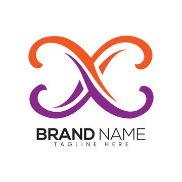 Abstract Vector stylized abstract symbol Icon or Logo Design Template Stock Illustration