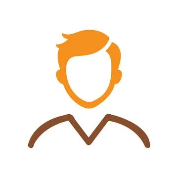 Abstract Vector stylized avatar or user Icon or Logo Design Template Stock Illustration
