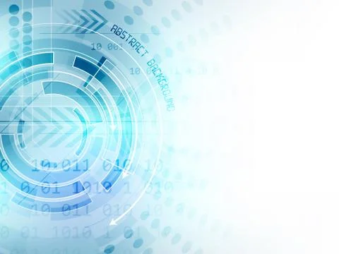 Abstract vector technology background Illustrazione stock