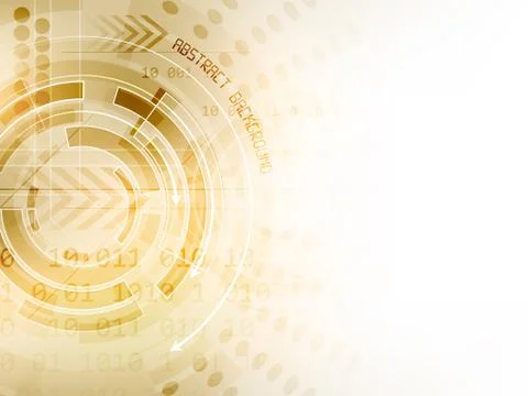 Abstract vector technology background Stock Illustration