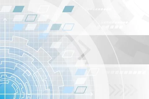 Abstract vector technology futuristic background. Stock Illustration