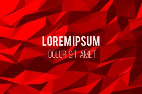 Abstract vector template design with colorful geometric triangular background Illustrazione stock