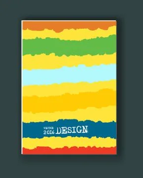 Abstract vector template design. Stock Illustration