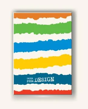 Abstract vector template design. Stock Illustration