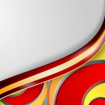 Abstract vector template Stock Illustration