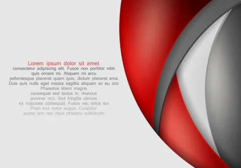 Abstract vector template Stock Illustration