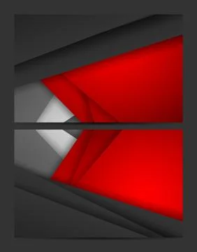 Abstract vector template Stock Illustration