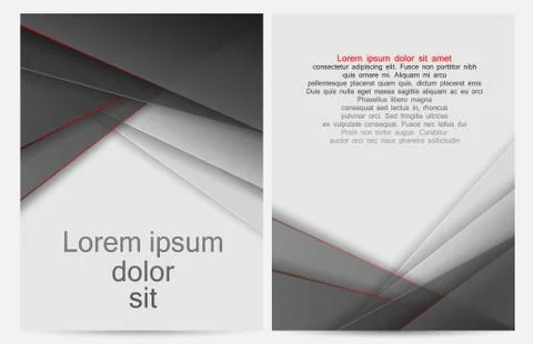 Abstract vector template Stock Illustration