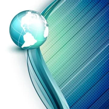 Abstract vector template Illustrazione stock