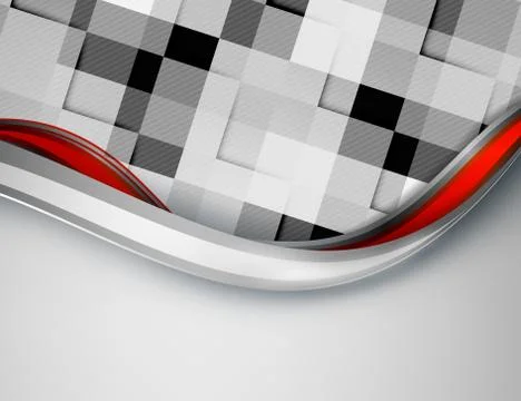 Abstract vector template Stock Illustration