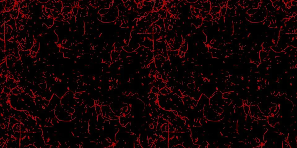 Abstract vector texture of red tangled lines forming chaotic organic shapes Stock Illustration