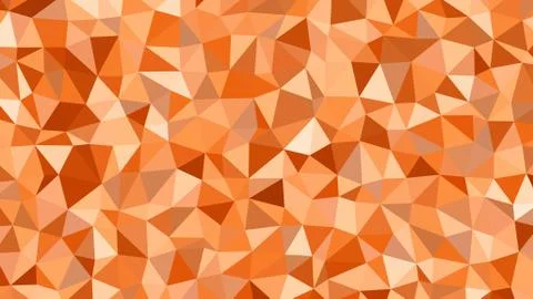 Abstract vector trendy orange triangular pattern. Polygonal background イラスト素材