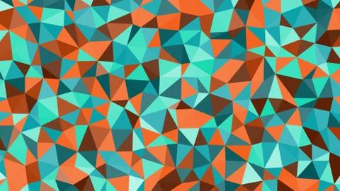 Abstract vector trendy orange triangular pattern. Polygonal background イラスト素材