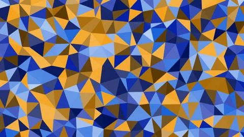 Abstract vector trendy orange triangular pattern. Polygonal background Stock Illustration