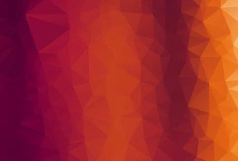 Abstract vector trendy orange triangular pattern. Modern polygonal background Illustrazione stock
