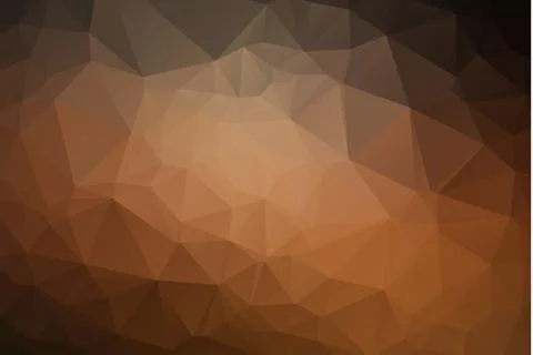 Abstract vector trendy orange triangular pattern. Modern polygonal background イラスト素材