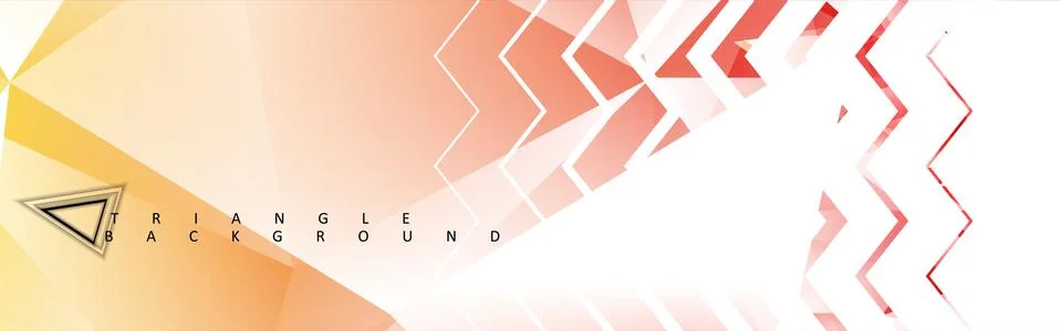 Abstract vector triangle background with colorful gradient. Stock Illustration