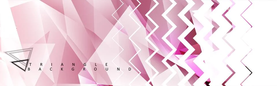 Abstract vector triangle background with colorful gradient. Ilustración de archivo