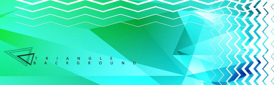 Abstract vector triangle background with colorful gradient. Ilustración de archivo