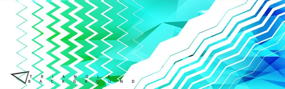 Abstract vector triangle background with colorful gradient. Ilustración de archivo
