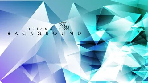 Abstract vector triangle background for use in design in eps 10 Illustrazione stock
