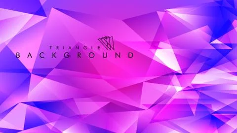 Abstract vector triangle background for use in design in eps 10 Stock Illustration