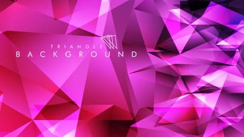 Abstract vector triangle background for use in design in eps 10 Stock Illustration