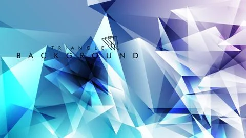Abstract vector triangle background for use in design in eps 10 Stock Illustration