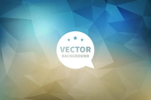 Abstract vector triangle shape background Ilustração Stock