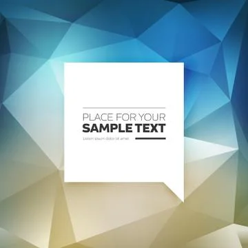 Abstract vector triangle shape background Stockillustratie