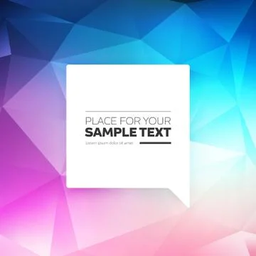 Abstract vector triangle shape background Stockillustratie