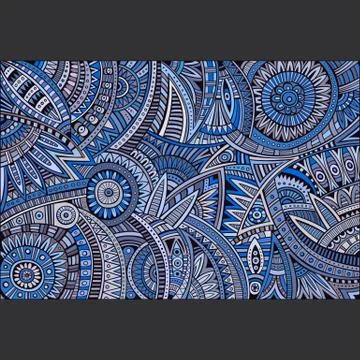 Abstract vector tribal ethnic background pattern イラスト素材