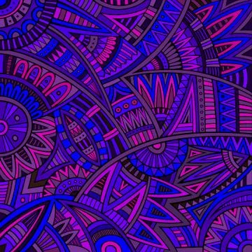 Abstract vector tribal ethnic background pattern Stock Illustration