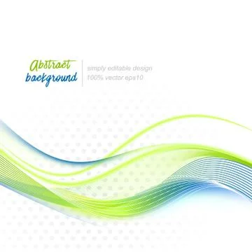 Abstract vector wave background Stock Illustration