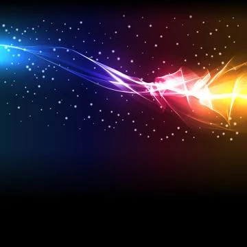 Abstract vector wave Stock Illustration