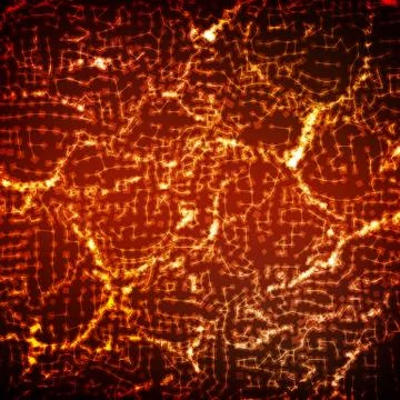 Abstract vector wave mesh background. Point cloud array. Chaotic light waves. Illustrazione stock