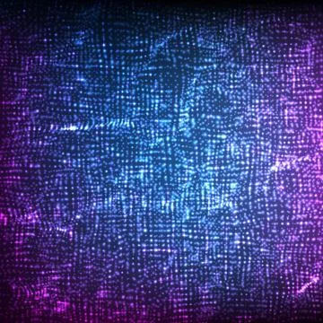 Abstract vector wave mesh background. Point cloud array. Chaotic light waves. Illustrazione stock