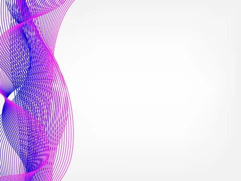 Abstract vector waved line background Stock-Illustration