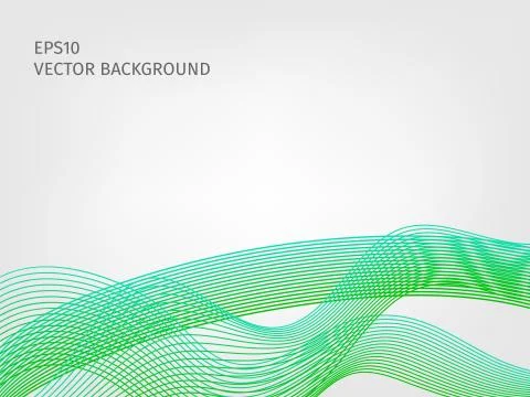 Abstract vector waved line background Illustrazione stock