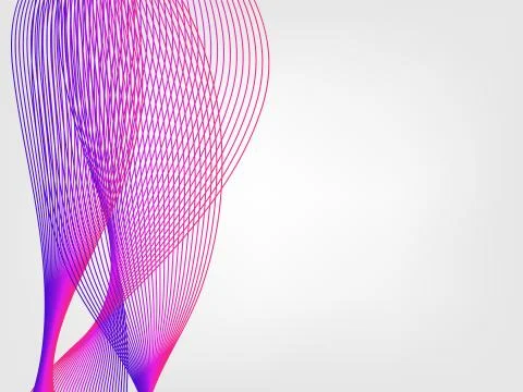 Abstract vector waved line background Illustrazione stock