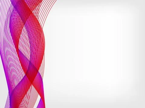 Abstract vector waved line background Illustrazione stock